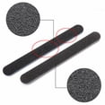 thumbnail image 5 of Qarigey Lima de uñas de doble cara, 50 piezas, tablero de esmeril, encendedor Rectangular negro, accesorio de pulido de extremo redondeado táctil para Juegos de manicura Qarigey CE009714-00, 5 of 5