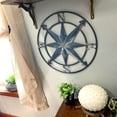 thumbnail image 3 of Zeckos Blue Metal Compass Rose Nautical Hanging Wall Décor 20 inch, 3 of 8