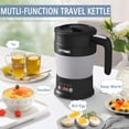thumbnail image 3 of Hervidor eléctrico de viaje HYTRIC de 700 ml, plegable, sin BPA, 110 V, 3 of 7
