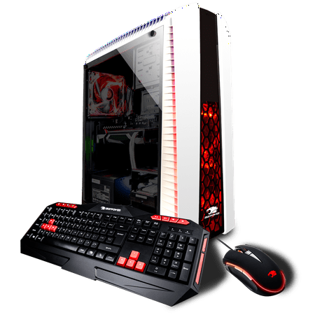 iBUYPOWER WA500R3 Gaming Desktop PC with AMD Ryzen 3 1200, NVIDIA GT 1030 2GB Graphics Card , 1TB Hard Drive, 8GB Memory, and Windows 10 Home. (Monitor Not (Best Cooling System For Gaming Pc)