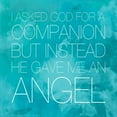 thumbnail image 2 of Grey, Jace 12x12 White Modern Wood Framed Museum Art Print Titled - ANGEL, 2 of 4