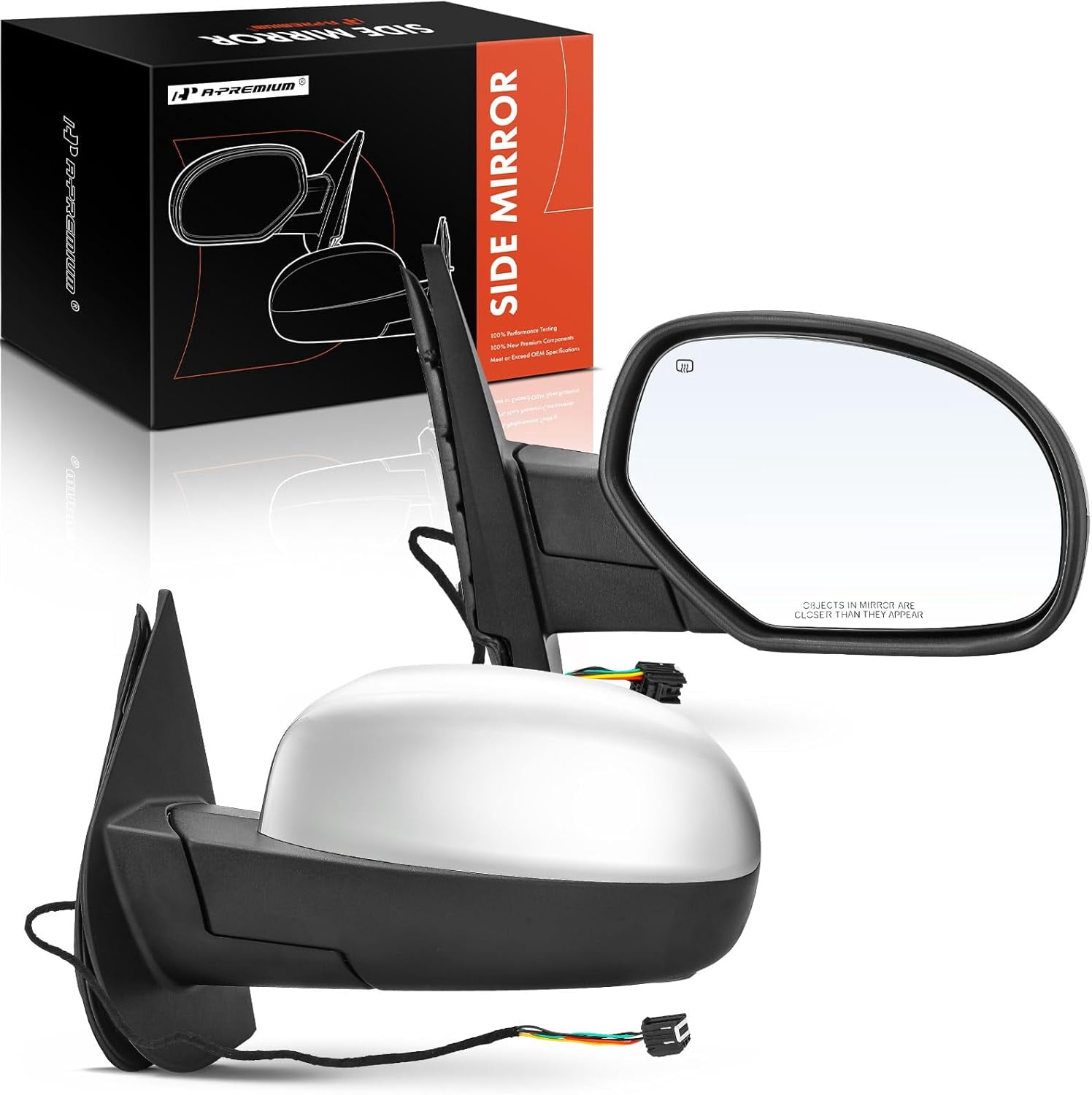 Snap-on ミラー Custom Vehicle Towing Mirrors with Clip-On Blind Spot Feature