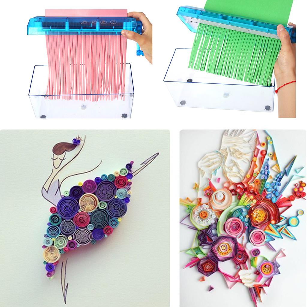 GUOOL little hand Shredder Paper Quilling Tools Handmade Paper Cutting Machine Tool for office and home School Desktop Shredders for A6 Sizes
