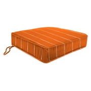 Jordan Manufacturing Reversible Outdoor Tufted 3-Piece Wicker Cushion Set, Multiple Patterns