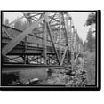thumbnail image 2 of Historic Framed Print, Smith River Bridge, CA State Highway 199 Spanning Smith River, Crescent City vicinity, Del Norte County, CA - 8, 17-7/8" x 21-7/8", 2 of 9
