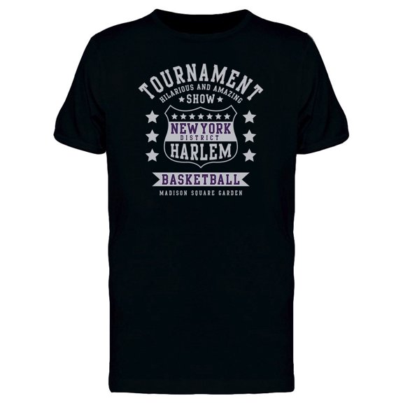 Basket Ball Sport Harlem Tee Men's -Image by Shutterstock