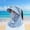 Blue, variant on Summer Protection Faces Shield Sun Hat with Windproof Designs, Solar-Powered Fan, Outdoor Travel Essential, Cycling, Fishing, Hiking, Breathable Comfortable Design