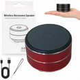 thumbnail image 1 of wonima02 Thumpy Speaker, Thumpy Portable Wireless Stereo Sound, Mini Bone Conduction Bluetooth Speaker with Suction Cup, Waterproof Compact Speakers for Shower, Kitchen, Travel & Outdoor (Red), 1 of 1