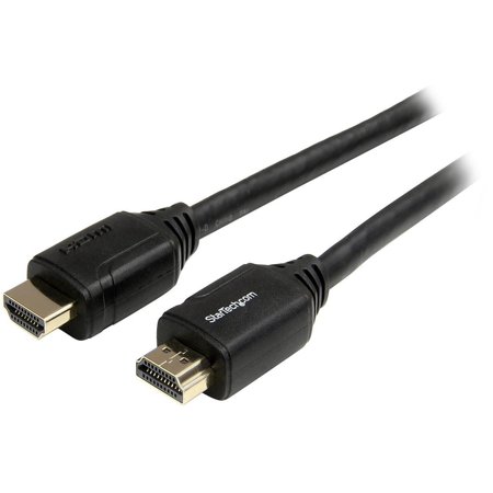 UPC: 0065030866996 | StarTech.com HDMM1MP Black 1 x HDMI (19 pin) Male 1 x HDMI (19 pin) Male Premium High Speed HDMI Cable with Ethernet – 4K 60Hz
