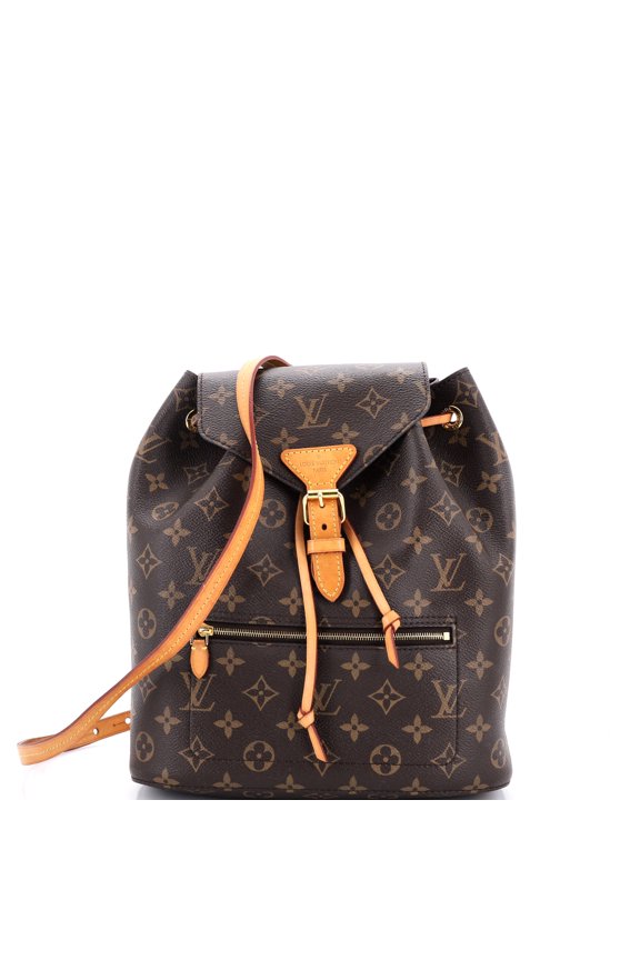 Pre-Owned Montsouris Backpack Monogram Canvas By Rebag