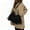 Black, variant on EliteGoogv Crossbody Bags For Women Sleek Tassel Fringe Adjustable Strap Womens Crossbody Bags Shoulder Satchel Bags Spacious Main Compartment Casual Handbags Brown