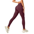 thumbnail image 2 of xfsWaSs High Waisted Leggings for Women Soft Active Workout Yoga Pants Slim Fit Stretchy Athletic Gym Leggings for Running & Daily Wear, 2 of 4