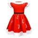 thumbnail image 1 of Vestido de Navidad Gibobby con capucha para niña Rojo 2-3 años, 1 of 5
