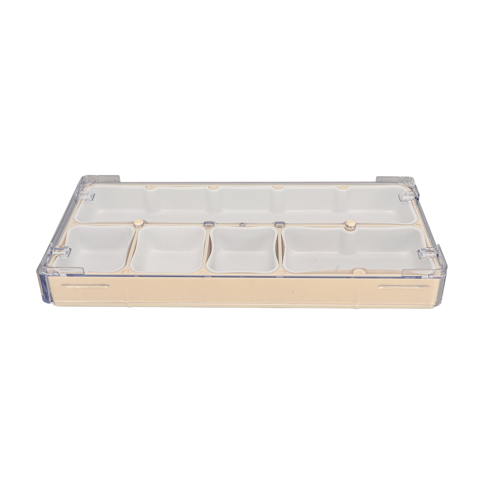 Watch Parts Storage Box Beige Watch Screws Cotainer Stackable Watch Parts Tray Watch Parts