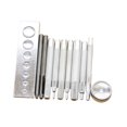 Tineasur Handmade Punch Kit, Setter Tools for Work, Buttons, and Rivets ...