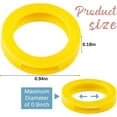 thumbnail image 2 of 80 Pieces Key Colour Covers Key Caps Tags Covers Set Plastic Key Identifier Rings Key Toppers for Keys Organization House Key, 2 Styles (Macaron Colour), 2 of 8