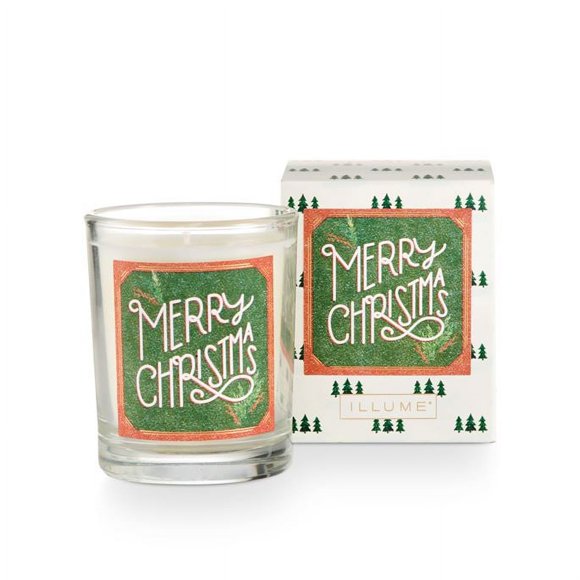 ILLUME Merry Christmas Votive Candle 2oz