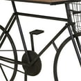 thumbnail image 5 of Rectangular Wooden  Top Console Table with Bicycle Design Base Black, 5 of 5