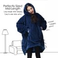 thumbnail image 3 of Reversible Oversized Warm Blanket Hoodie Sweatshirt Kids Size, 3 of 7