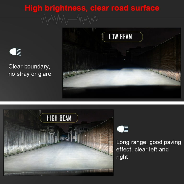 For Toyota Prius 2006-2009 HID Headlight High&Low Beam + LED Fog Light Bulbs Kit