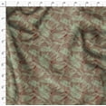 thumbnail image 4 of Soimoi Red Japan Crepe Satin Fabric Abstracts Abstract Printed Fabric 1 Yard 42 Inch Wide, 4 of 6