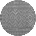 thumbnail image 1 of Ahgly Company Indoor Round Southwestern Gray Country Area Rugs, 7' Round, 1 of 1