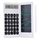 thumbnail image 5 of Calculadora plegable y tableta de escritura LCD de 6 pulgadas, almohadilla de dibujo digital, pantal Tomshoo  Blanco, 5 of 7