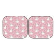 thumbnail image 7 of Xecao Rabbit And Flower for Foldable Car Sun Shades (2-Pack) offer sun protection with an easy-fold design for convenient windshield shading., 7 of 7