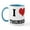 White/Blue Inside, variant on CafePress - I Love Thursday Mug - 11 oz Ceramic Mug - Novelty Coffee Tea Cup