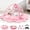 Pink, variant on OMZER 5-in-1 Multifunctional Baby Play Gym, Washable Activity Mat with Sensory Toys, Non-Slip Baby Playmat, Beige
