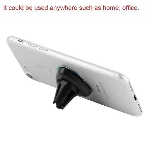 Extra Strength Magnetic Car Vent Smartphone Holder (Triangle Shape) Compatible with Blackberry KEY2 LE, Evolve X, Evolve, Key2, Motion, KEYone, DTEK70, Mercury, DTEK60 (Black)