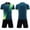 Dark Blue, variant on Edvintorg Boys Soccer Jersey Set 2 Piece School Short Sleeve Tops and Boyshorts for Sports Meeting Boys Football Outfits Size 4-13