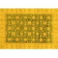 thumbnail image 1 of Ahgly Company Indoor Rectangle Oriental Yellow Modern Area Rugs, 6' x 9', 1 of 4