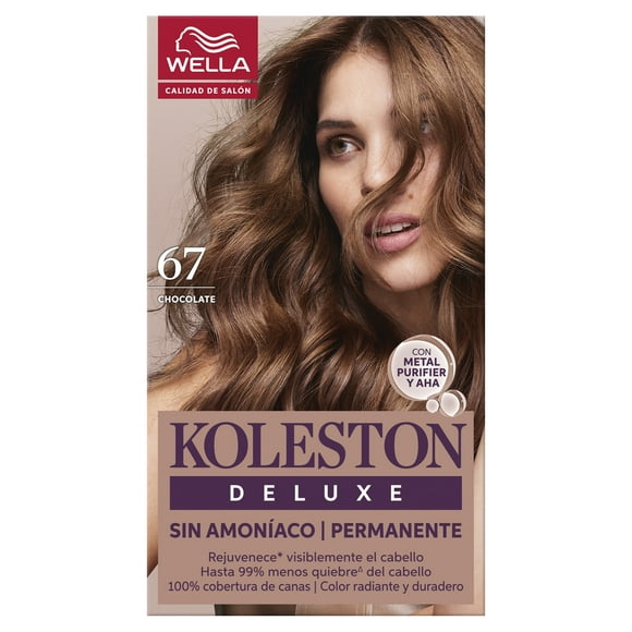 Tinte para cabello Koleston Deluxe Sin Amoníaco Chocolate 6.7