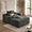 Gray, variant on 47" Oversized Cloud Sofa Chair, Plush Corduroy Single Sleeper Lounge Chair, No Assembly Required, Ultra Soft Deep Seat Cloud Couch for Living Room, Apartment, Bedroom, Gray