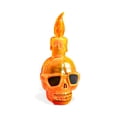 thumbnail image 2 of Kiskick Realistic Flameless Halloween Skull Lamp, Battery-Operated Skeleton Head Fake Candle Lamp, Perfect Party Decoration for Halloween Celebrations, 2 of 7