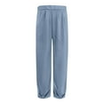 thumbnail image 5 of EDFBUYKRS Female Women Pants Casual Women's Pants Petite Length Women's Casual Pants Slim Fit Ankle Comfortable Stretchy Trousers for Daily Wear Spring Summer Fashion Pure Color M, 5 of 5