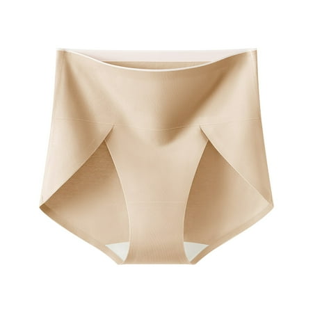 LNWUY Tummy Control Shapewear Panties for Women High Waisted Body Breathable Shaper Underwear Girdle Panty Beige XXXL
