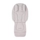thumbnail image 1 of Cojín para asiento de cochecito de bebé, fácil instalación, acolchado grueso y cálido, universal para cuna. Gris y blanco, 1 of 9