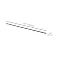 thumbnail image 2 of HOMCOM 6.6FT Sliding Barn Door Hardware Kit Barn Door Track Kit Brown, 2 of 7