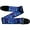 Plumb Blue, variant on 3" Stained Glass Polypropylene Guitar Strap Pink