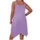 thumbnail image 5 of Vestido de Verano para las Mujeres sin Mangas Cuello Redondo, Primavera Suelta Transpirable Ropa Exterior Moda, 5 of 8
