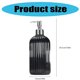 thumbnail image 3 of 500ml Soap Dispenser with Pump, Modern Striped Soap Dispenser Bathroom, Washing Up Liquid Dispenser Kitchen, Hand Soap White, 3 of 4