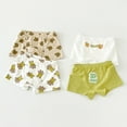 thumbnail image 2 of Wuxian Children Kids Underwear Toddler Panties Cotton Boyshort Soft Boy Pants Kids Boxer Briefs Kids Underwear,Khaki,5-6 Years, 2 of 4