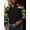 Black, variant on Mens Western Shirt Floral Long Sleeve Button Down Shirt Fall Spring Classic Casual Top Blue B XL
