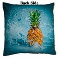 thumbnail image 2 of PKQWTM Fresh Pineapple In Water Splashes Reversible Mermaid Cushion Cover Home Decor Sequin Pillow Case Size 16x16 inches, 2 of 2