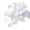 White, variant on Valentine's Day Fake Flowers Decoration,200Pcs Plastic Rose Petals for Valentines Day Decorations, Fake Rose Petals for Romantic Night Decor,Valentines Day Weddings Party Decor(Multicolored2)