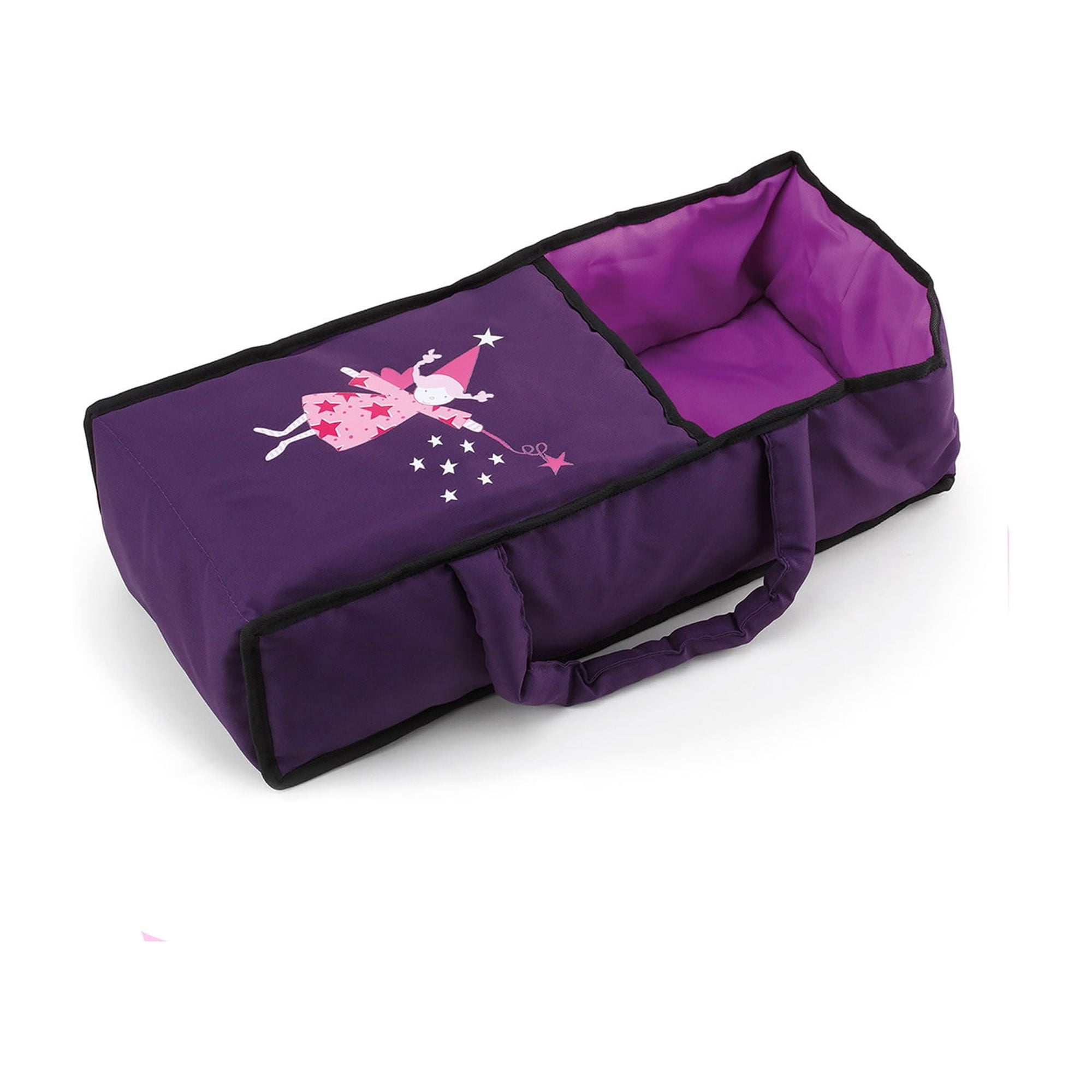 Bayer Design Baby Doll Pram Combi Grande Set - Purple - Modern Convertible Doll Stroller with Removable Carrycot