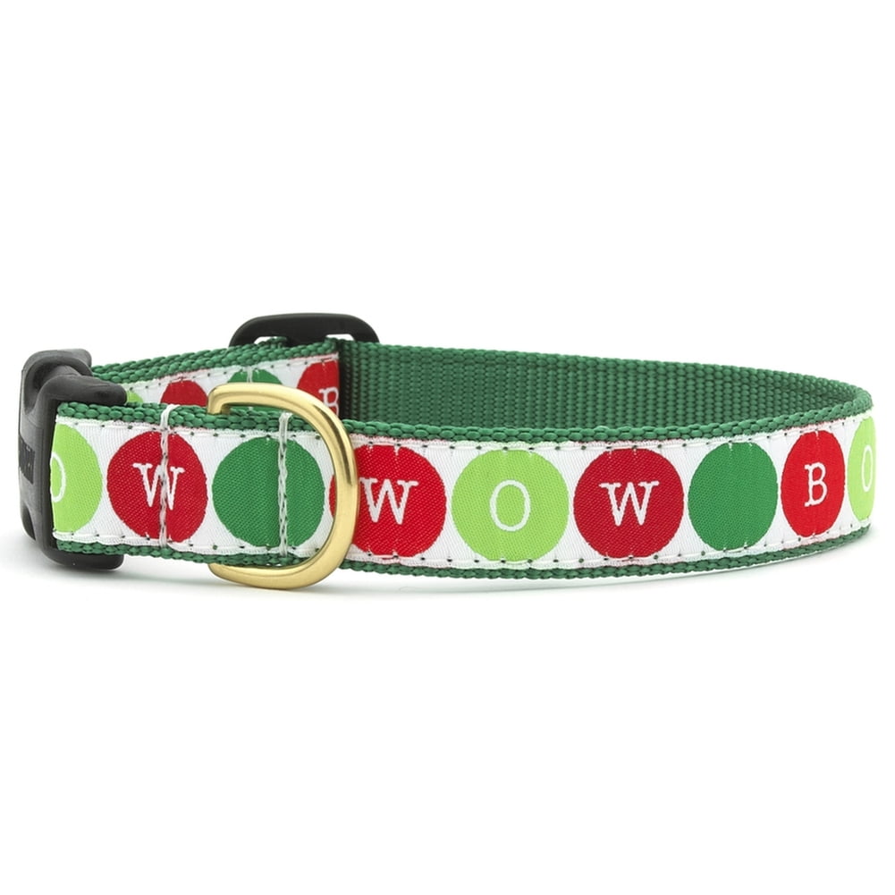 Bow Wow Holiday Dog Collar Small