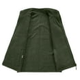 thumbnail image 4 of Bjutir Mens Coat Loose Fit Double Lined Workwear Neck Vest, 4 of 4
